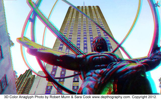 3D Atlas at Rockefeller Center in NYC