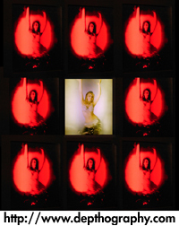 Depthography Belly Dance Image by Robert Munn & Sara Cook